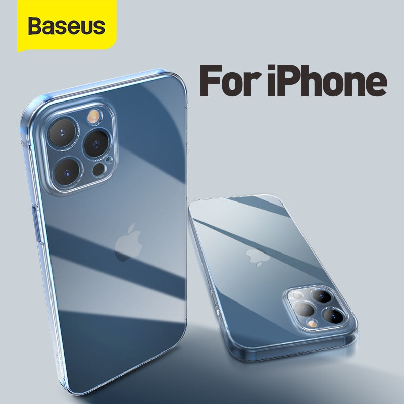 Transparent phone case by The Clothing Company Sydney for iPhone 12, 11, 13, 14, with full lens protection and slim design.