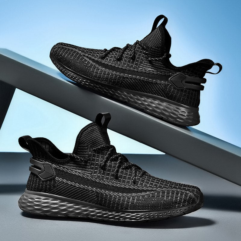 Men's breathable mesh sneakers by The Clothing Company Sydney, lightweight comfortable running sport shoes for athletic men and women.