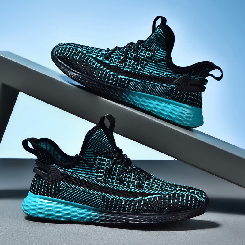 Breathable mesh men's sneakers by The Clothing Company Sydney, lightweight running sport shoes for men and women, comfortable athletic footwear