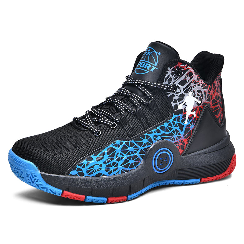 Kids basketball sneakers by The Clothing Company Sydney, comfortable and breathable shoes for boys and girls.