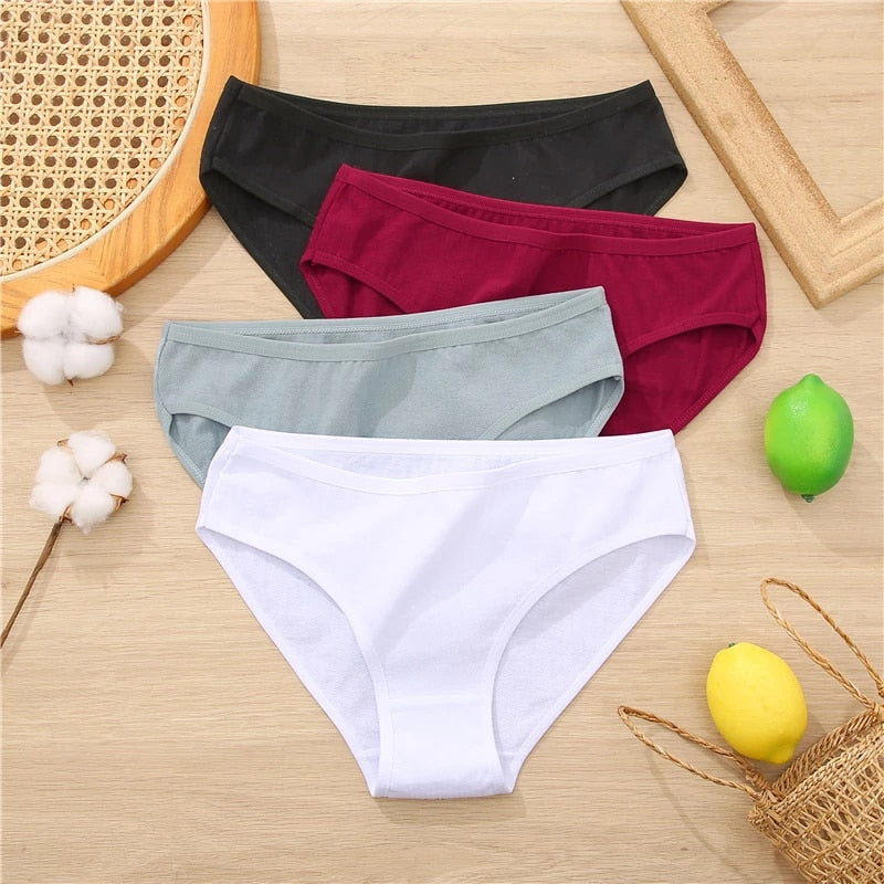 Cotton mix women's panties by The Clothing Company Sydney, comfortable briefs with soft fabric and simple design.