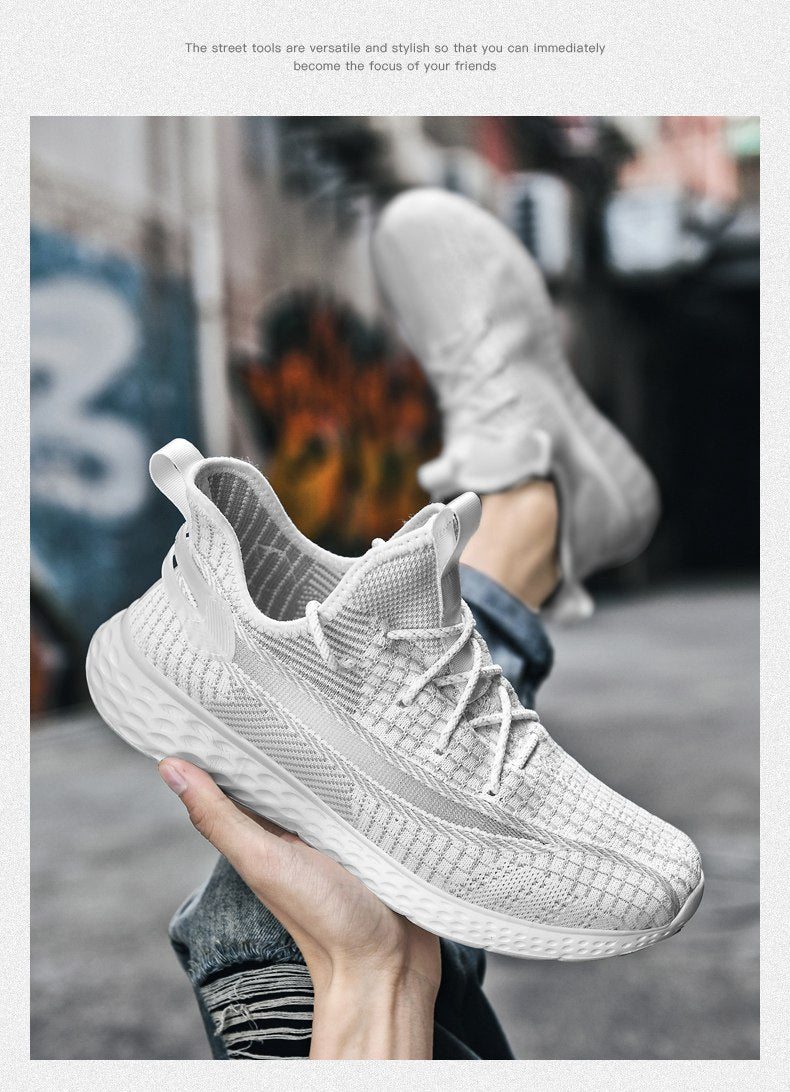 Men's breathable mesh running sneakers by The Clothing Company Sydney, lightweight athletic sport shoes for men and women.
