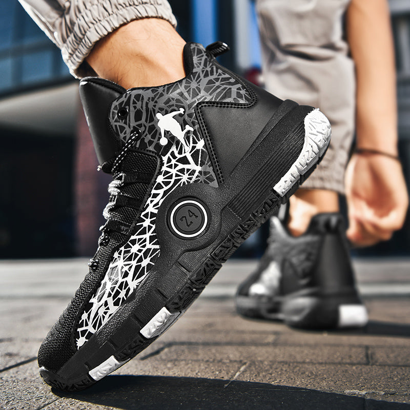 Kids basketball sneakers from The Clothing Company Sydney, breathable and comfortable boys and girls student shoes.