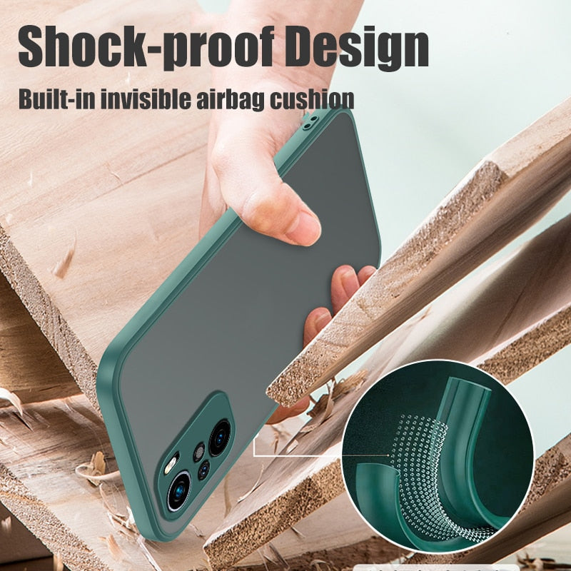 Shockproof matte phone case for Samsung Galaxy A53, S20, S21 FE, and A52 from The Clothing Company Sydney, with bumper protection.
