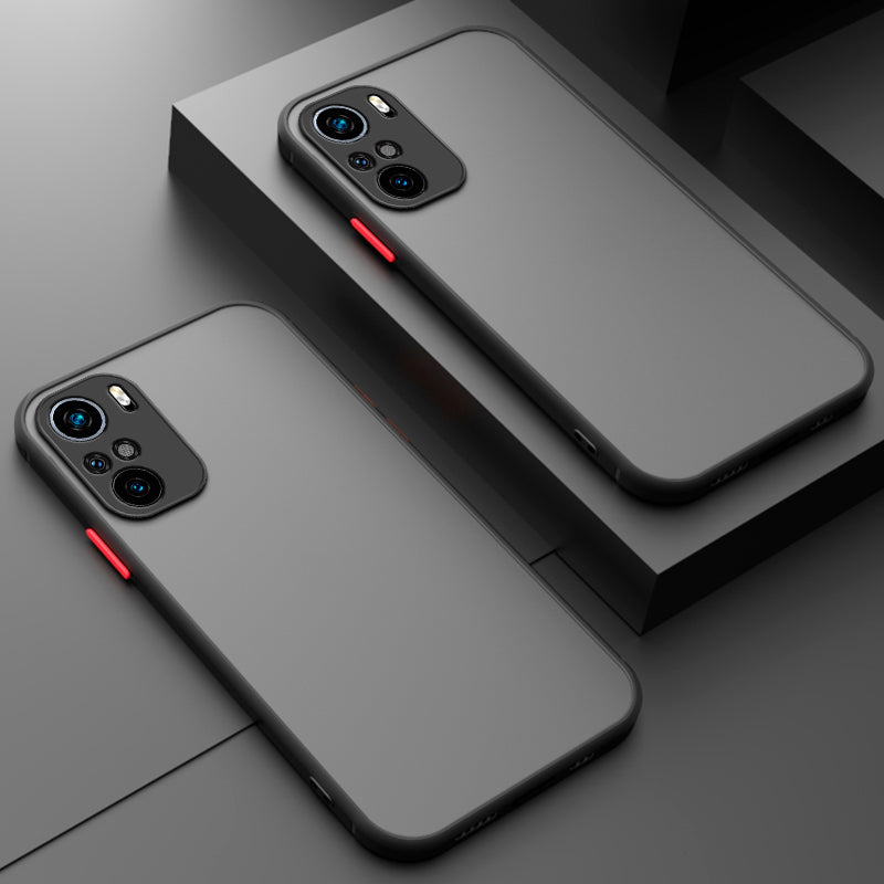 Shockproof matte Samsung Galaxy phone case with armored bumper protection for A33, A53, S20, S21 FE, and A51 models.