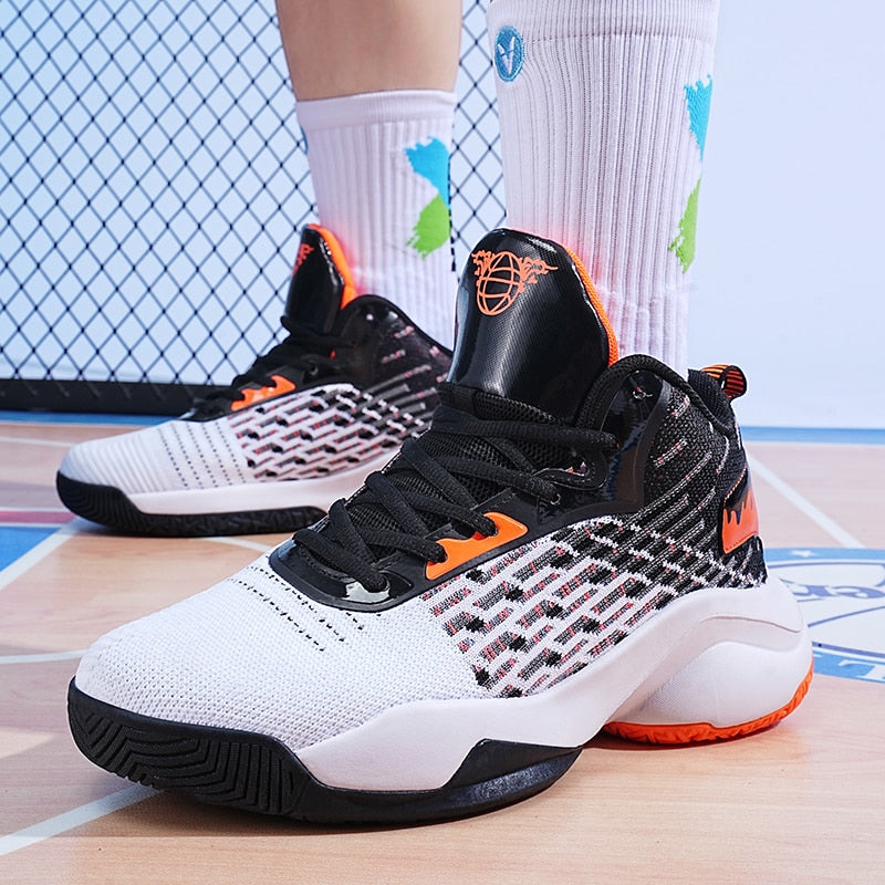 Men's high top basketball sneakers by The Clothing Company Sydney, outdoor trainer shoes with stylish design and supportive sole.