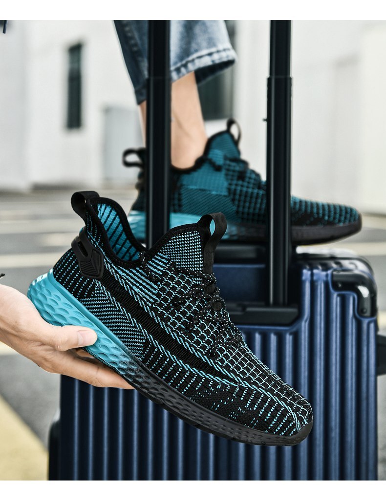 Men's breathable mesh sneakers by The Clothing Company Sydney, lightweight and comfortable running sport shoes for men and women.
