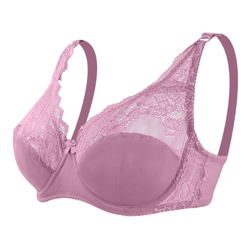 Seamless lace push-up bra for women, plus size backless bralette lingerie from The Clothing Company Sydney, featuring a crop top style.