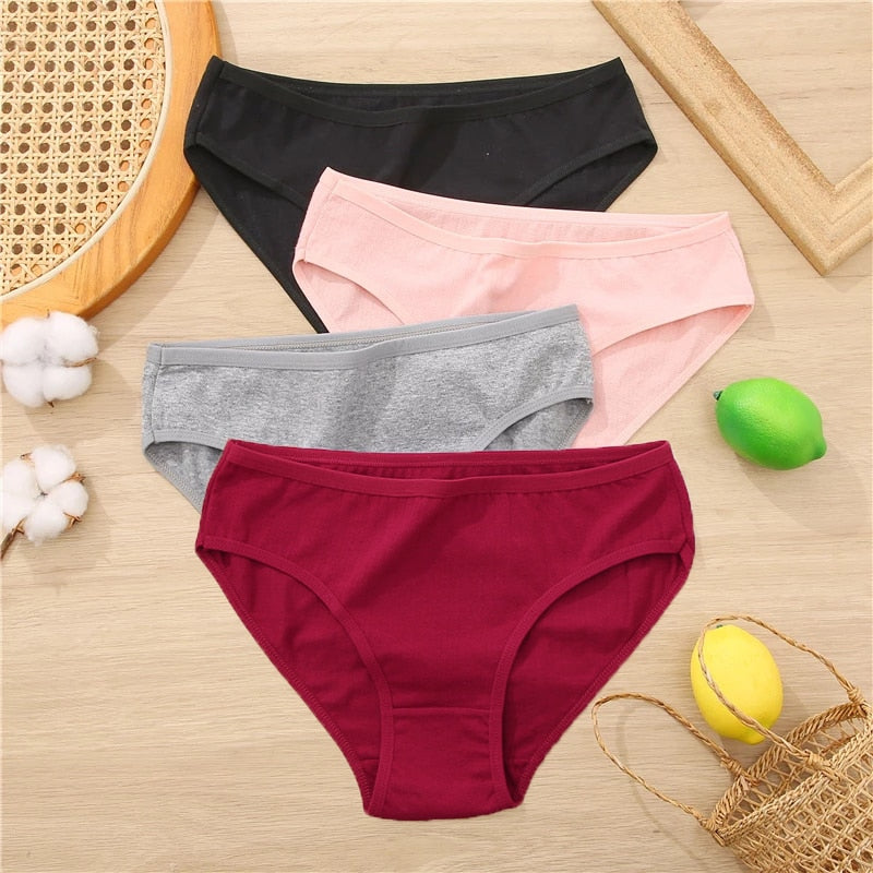 Cotton mix women's panties by The Clothing Company Sydney, comfortable underwear briefs for everyday wear, shown in natural fabric and fit.