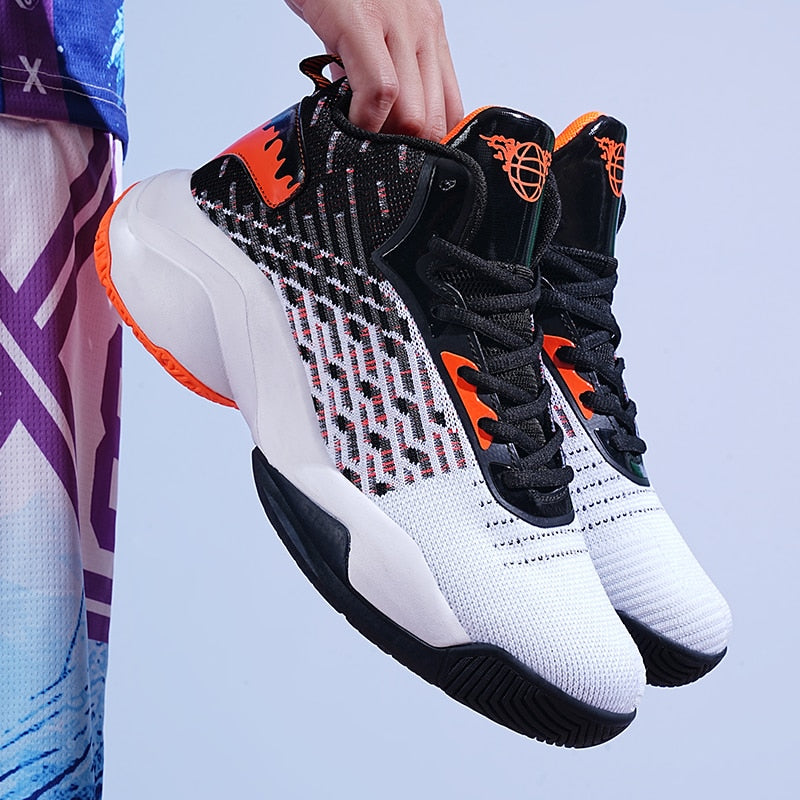 Men's high-top basketball sneakers by The Clothing Company Sydney, outdoor designer trainers with stylish athletic design.
