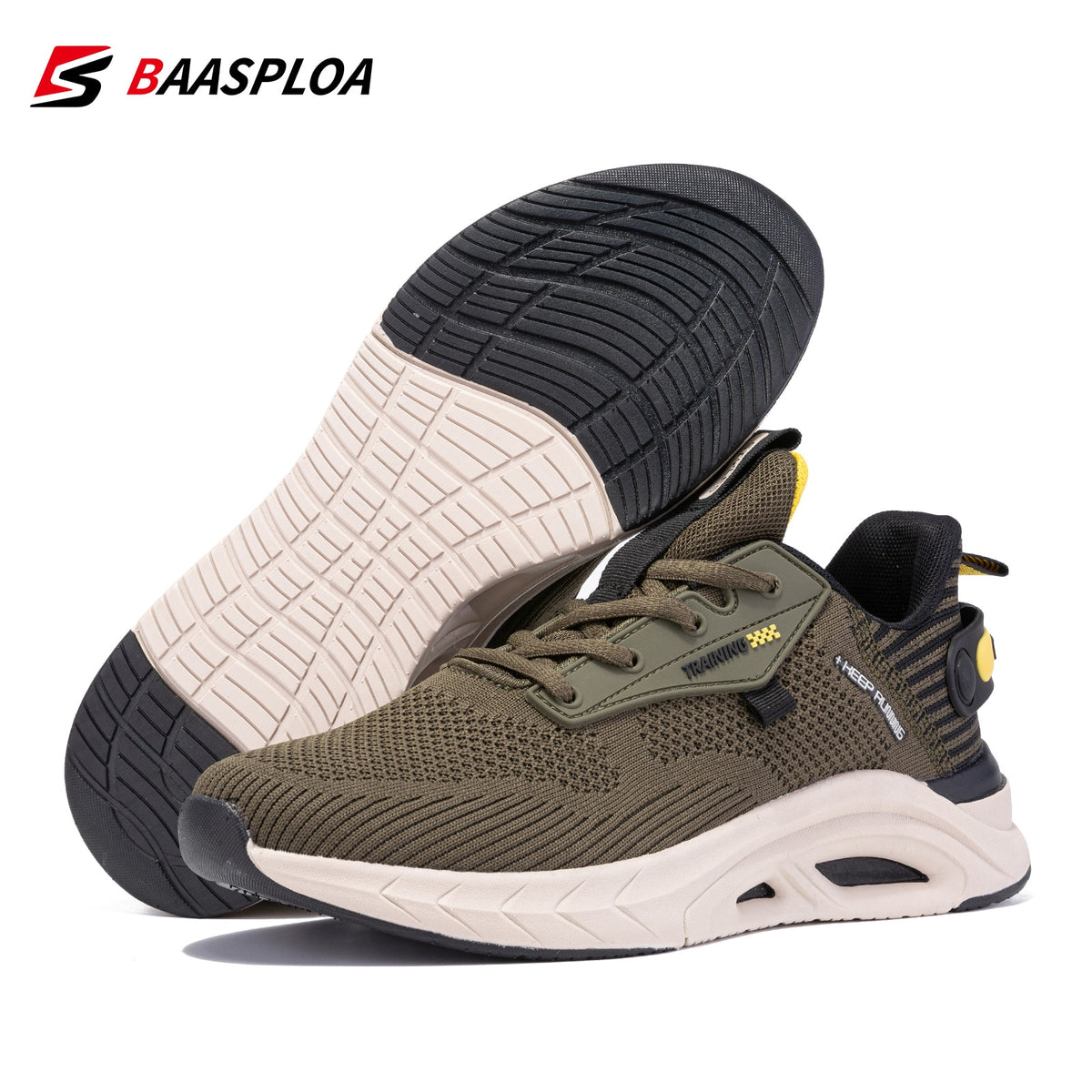 Men's breathable running shoes by The Clothing Company Sydney, casual sneakers with light shock absorption and tennis shoe design.
