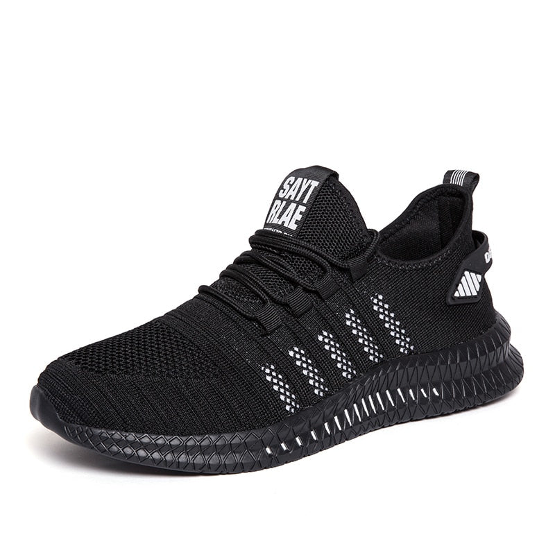 Men's casual sneakers from The Clothing Company Sydney with breathable mesh, lightweight design, suitable for outdoor walking and running.