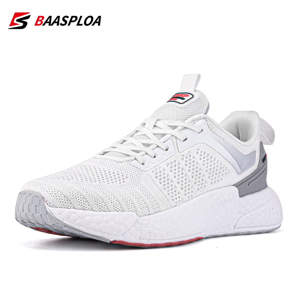 Men's breathable knit casual shoes by The Clothing Company Sydney, featuring anti-slip soles and shock absorption.