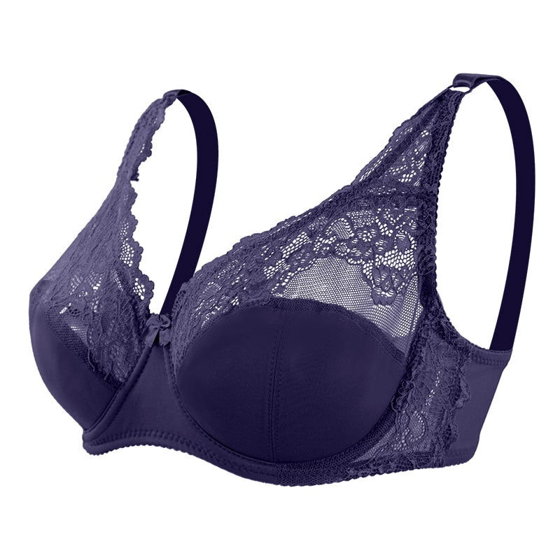 Seamless plus size lace push-up bralette lingerie with backless design and crop top style, from The Clothing Company Sydney.