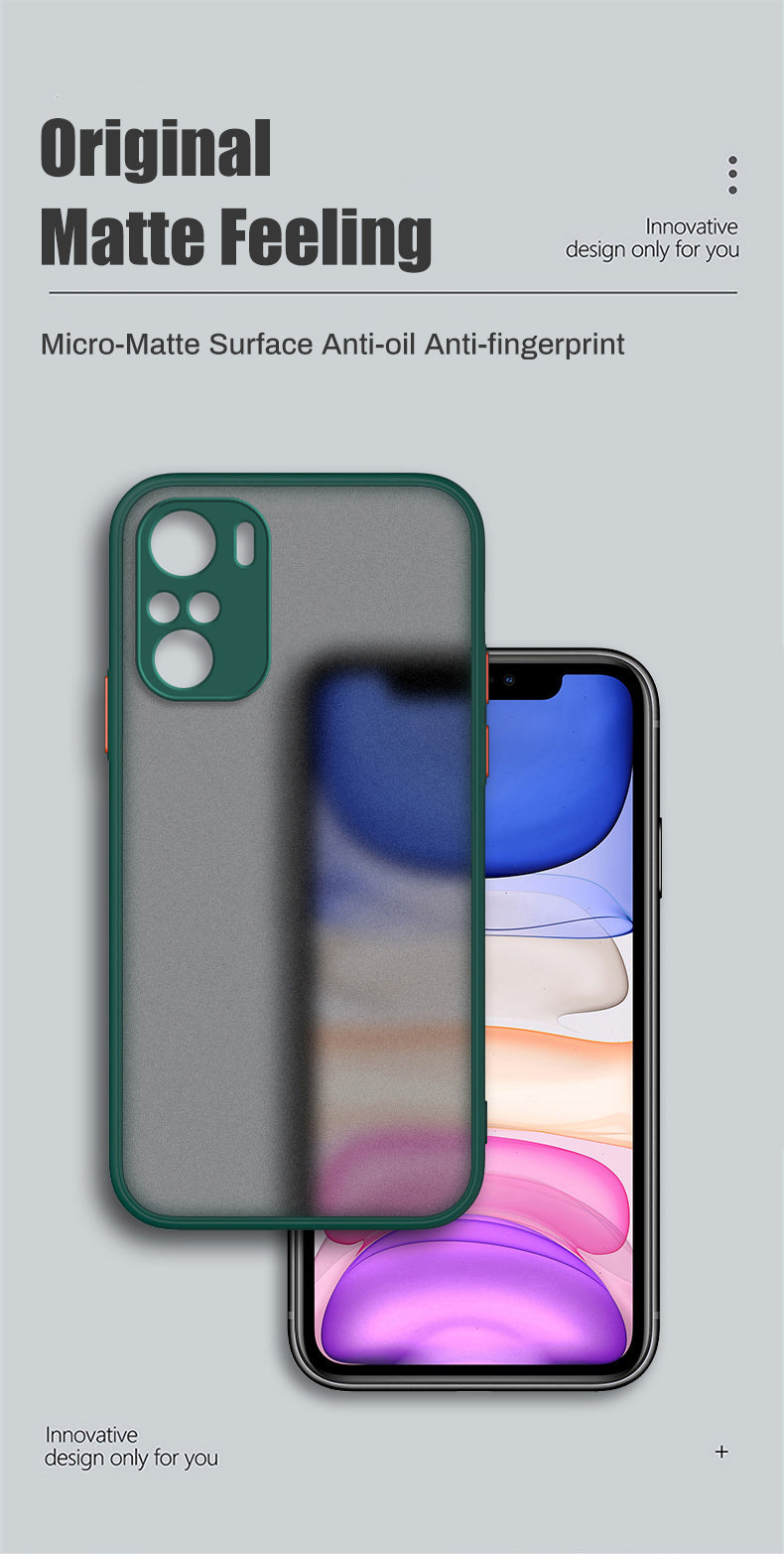 Shockproof matte phone case for Samsung Galaxy A33, A53, S20, S21 FE, and more by The Clothing Company Sydney, with bumper protection.