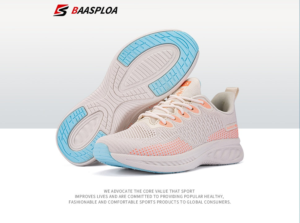 Light knit women's running shoes from The Clothing Company Sydney, featuring a comfortable design for gym, yoga, and walking activities.