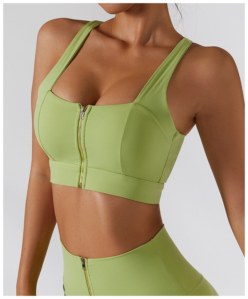 Women's yoga set with high waist leggings, skirt, and sports bra from The Clothing Company Sydney, ideal for gym and workout fitness.