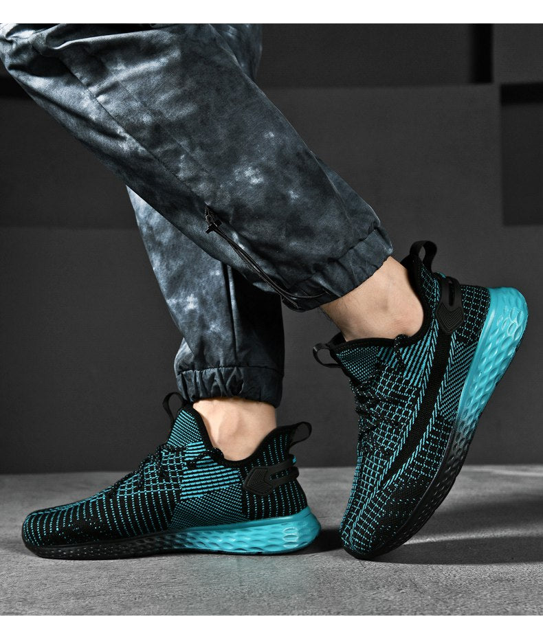 Men's breathable mesh sneakers by The Clothing Company Sydney, lightweight athletic running shoes for men and women.
