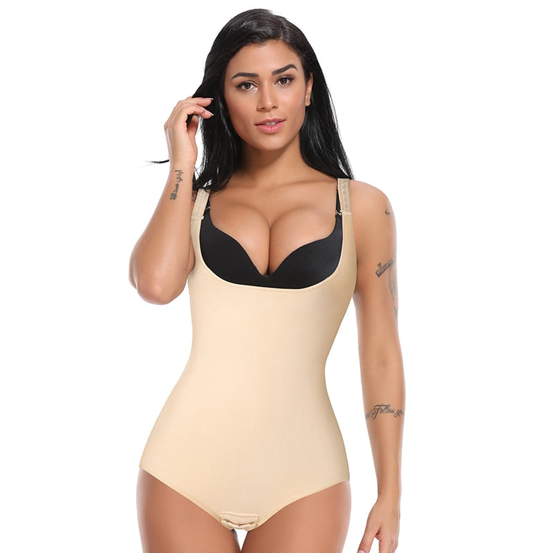 Seamless underbust shapewear by The Clothing Company Sydney, full body shaper with tummy control, smooths waist and flat belly.