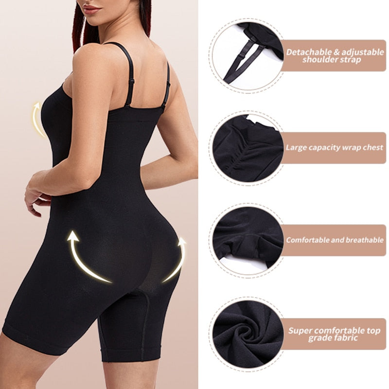 Women's Bodysuit Shapewear Full Body Shaper Tummy Control Sheath Butt Lifter Push Up Thigh Slimmer Abdomen Shapers Corset The Clothing Company Sydney