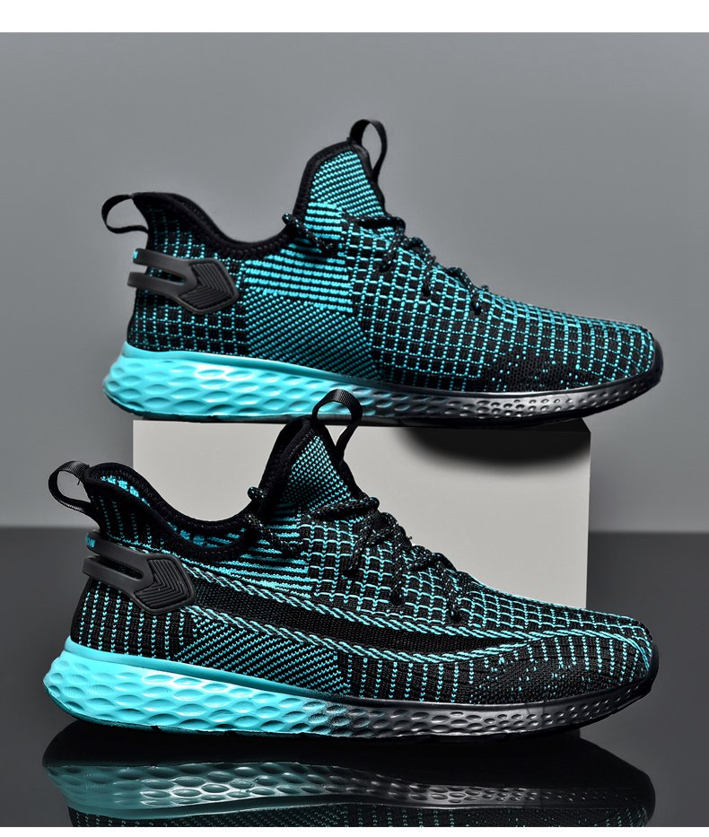 Men's breathable mesh sneakers by The Clothing Company Sydney, lightweight sporty running shoes for men and women.