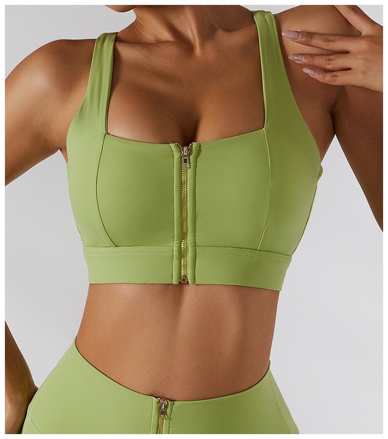 Women's yoga set with high waist leggings, skirt, and sports bra from The Clothing Company Sydney, ideal for gym and fitness workouts.