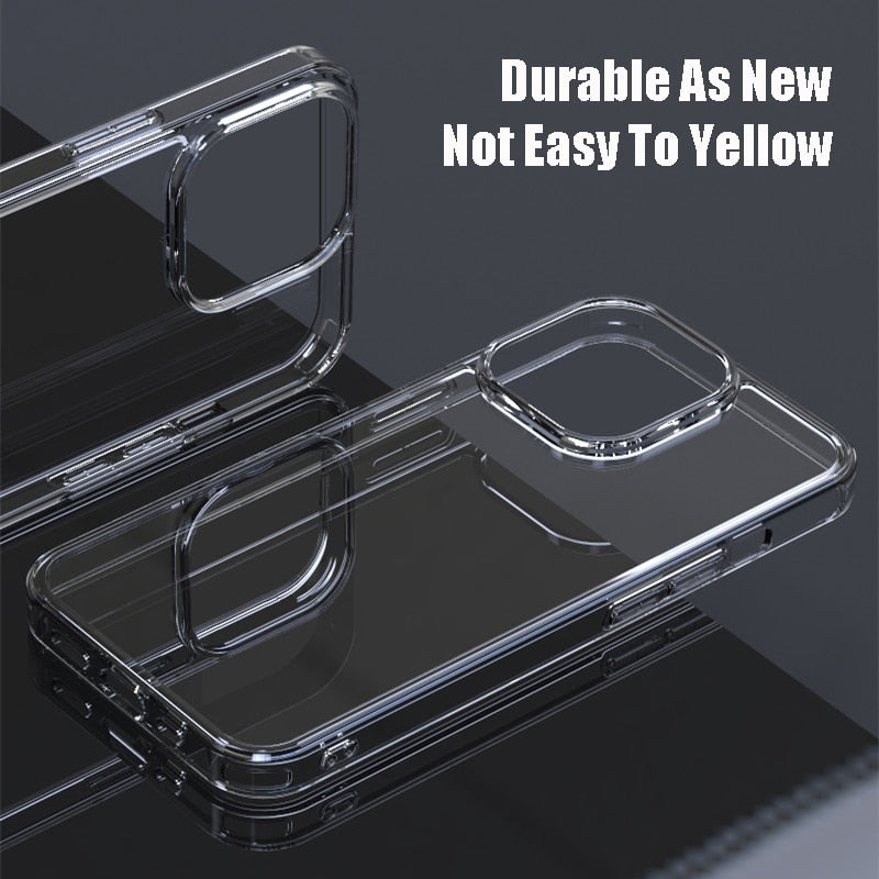 Transparent tempered glass phone case for iPhone 11, 12, 13, 14 Pro, XS Max, X, XR, 7, 8 Plus, and SE2 by The Clothing Company Sydney