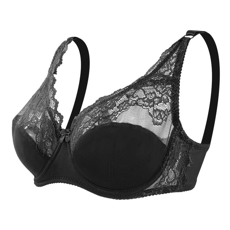 Seamless plus size lace push-up bralette with backless design, crop top style, from The Clothing Company Sydney.