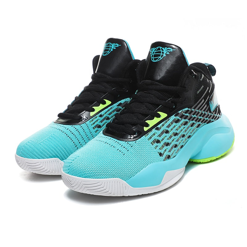 Men's boys basketball shoes by The Clothing Company Sydney, high top outdoor sneakers with sporty design and supportive footwear features.
