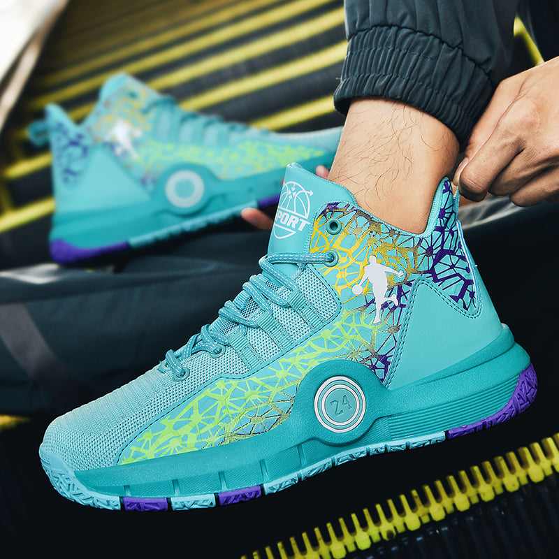 Kids basketball sneakers by The Clothing Company Sydney, featuring breathable, comfortable design for boys and girls.
