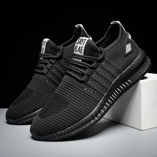 Men's Sneakers Shoes Lightweight Breathable Running Walking Yoga Sports Footwear Soft Sole Lace-up Shoes The Clothing Company Sydney