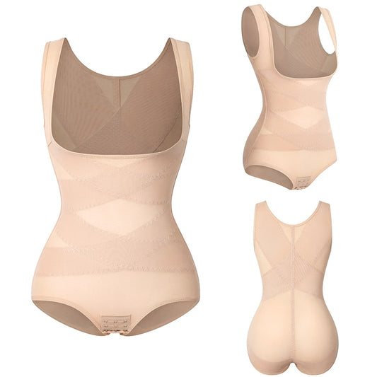 1 Piece Mesh Bodysuit Seamless Full Body Shaper Waist Tummy Control Underwear Underbust Corset Shapewear The Clothing Company Sydney