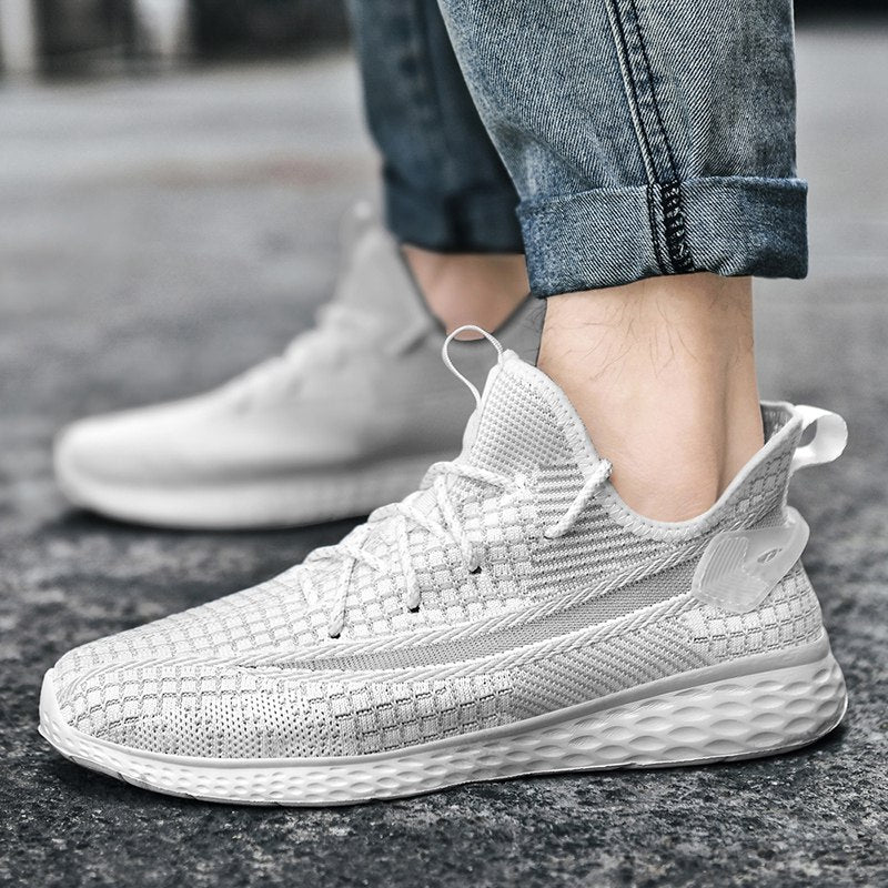 Men's and women's breathable mesh sneakers by The Clothing Company Sydney, lightweight athletic sport shoes for running and casual wear.
