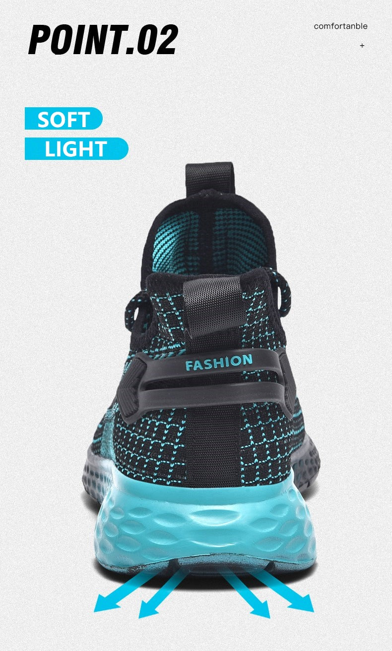 Men's breathable mesh sneakers from The Clothing Company Sydney, lightweight running and athletic shoes for men and women.