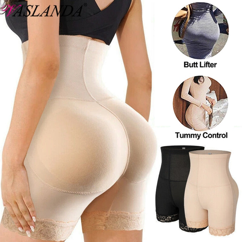 Seamless high-waist women's butt lifter shapewear with padded hips and push-up design, from The Clothing Company Sydney.