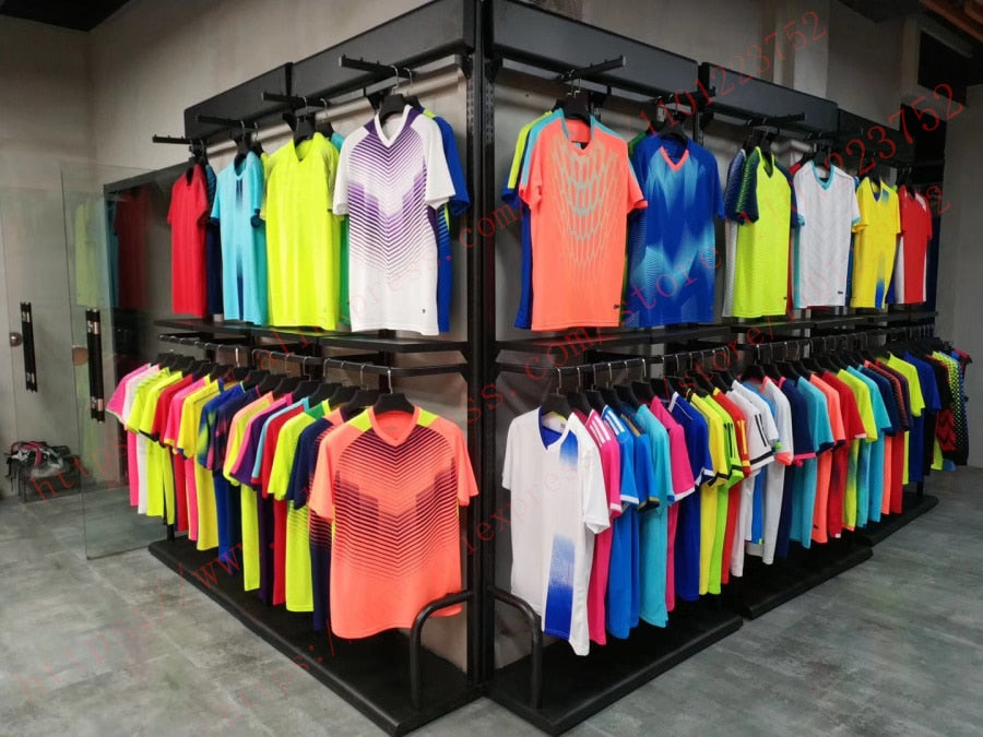 Adult kids football jersey and shorts set by The Clothing Company Sydney, featuring soccer uniform for boys and girls.