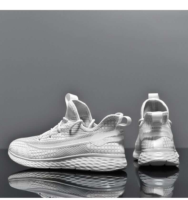 Men's breathable mesh sneakers by The Clothing Company Sydney, lightweight and comfortable athletic sport shoes for running.