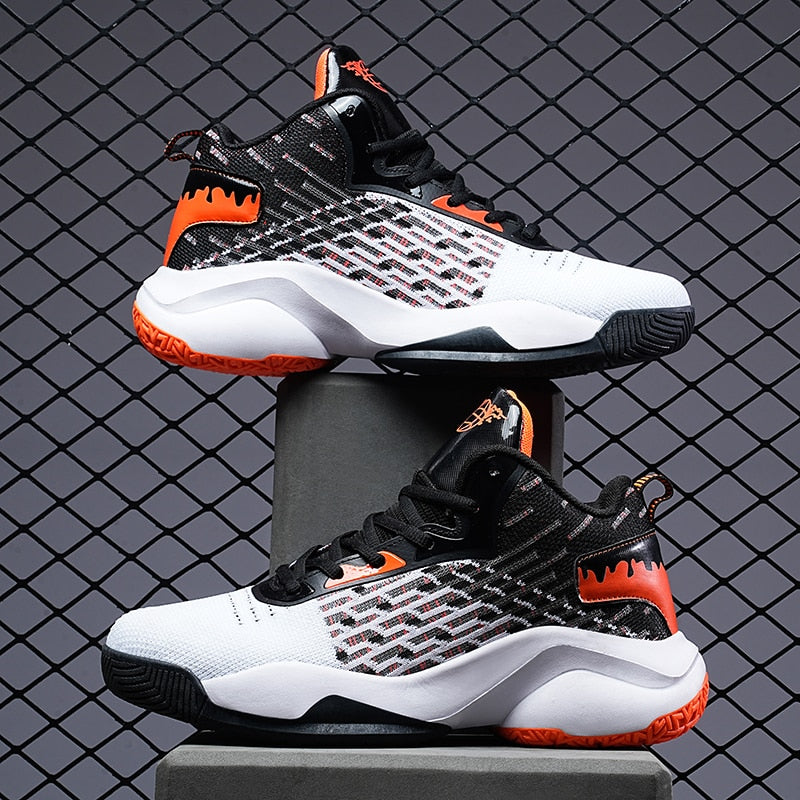 Men's men's high-top basketball sneakers by The Clothing Company Sydney, outdoor designer trainers with sporty style and sturdy design.