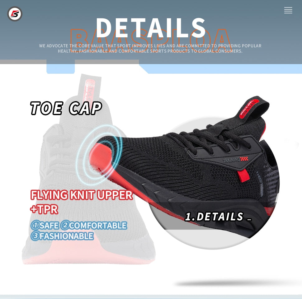 Men's breathable running shoes by The Clothing Company Sydney featuring casual design, lightweight shock absorption, and tennis shoe style.