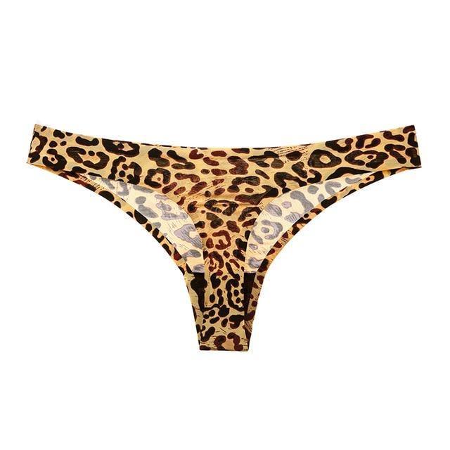 1 Pc Thong Leopard T-back Soft G-string Seamless Underwear Panties The Clothing Company Sydney