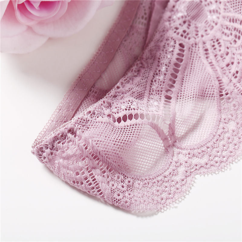 Three-pack cotton lace G-string briefs with floral design, comfortable thong panties for women's lingerie by The Clothing Company Sydney