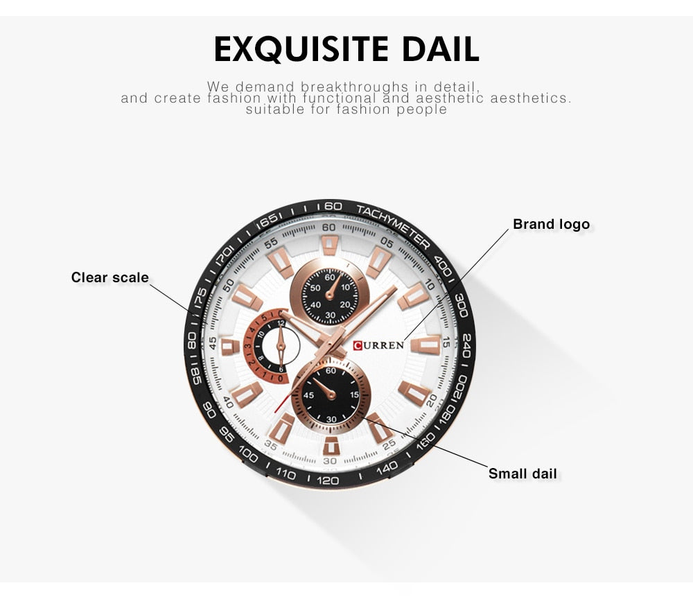 Men's black quartz military watch with analog display, waterproof design, from TopBrand, by The Clothing Company Sydney.