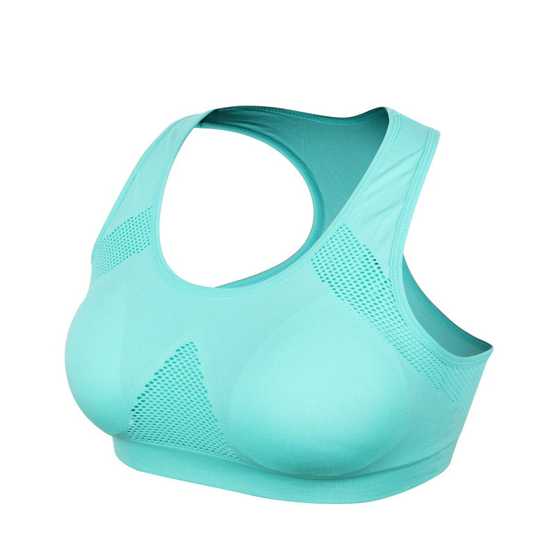 Breathable, shockproof padded sports bra by The Clothing Company Sydney, designed for gym, running, and yoga workouts.