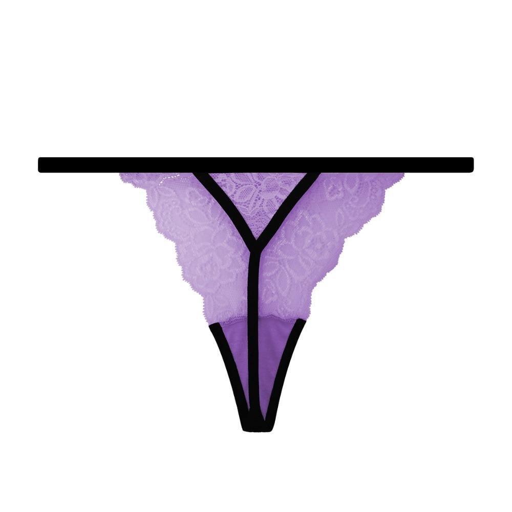 10-piece lace cotton G-string thong lingerie set with T-back design, plus size panties from The Clothing Company Sydney.