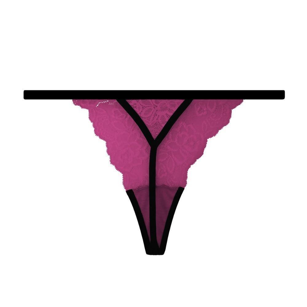 10-piece lace cotton G-string thong lingerie set with T-back design, plus size panties from The Clothing Company Sydney.