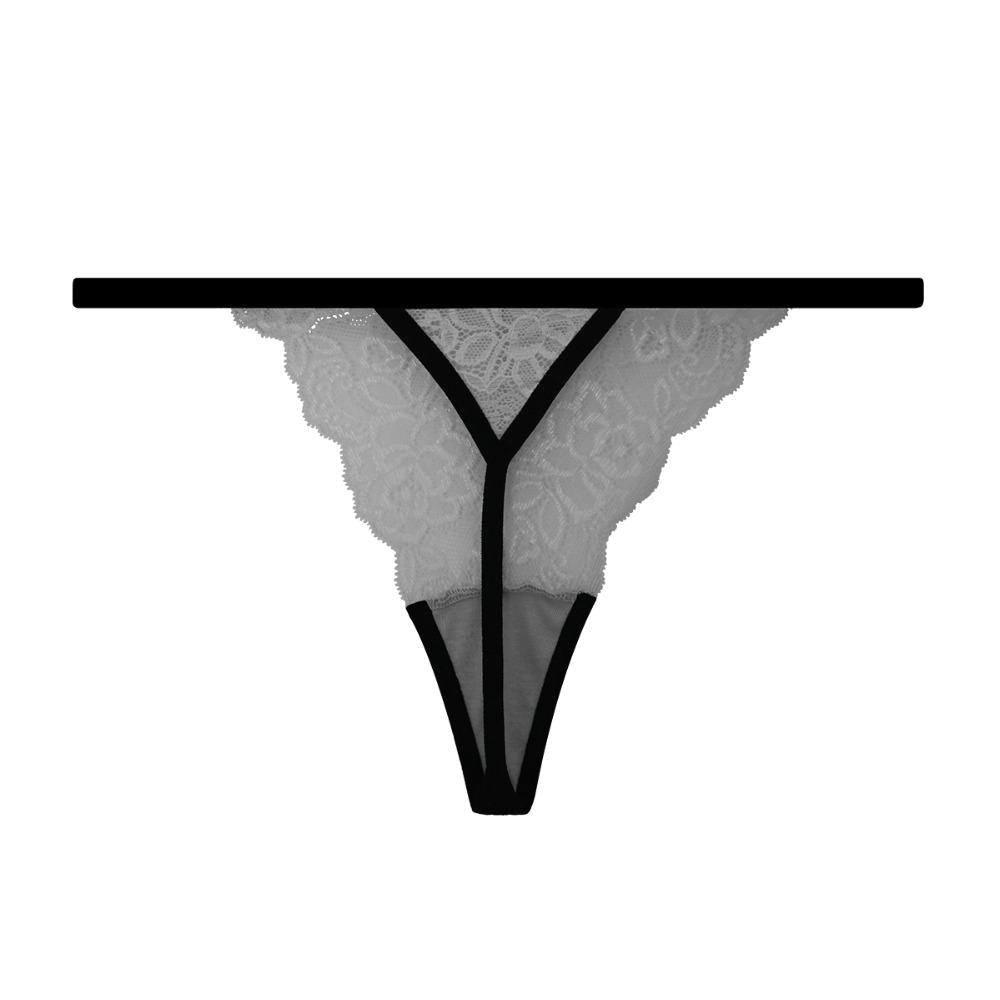10-piece set of lace cotton G-string thongs featuring T-back design, plus size lingerie from The Clothing Company Sydney