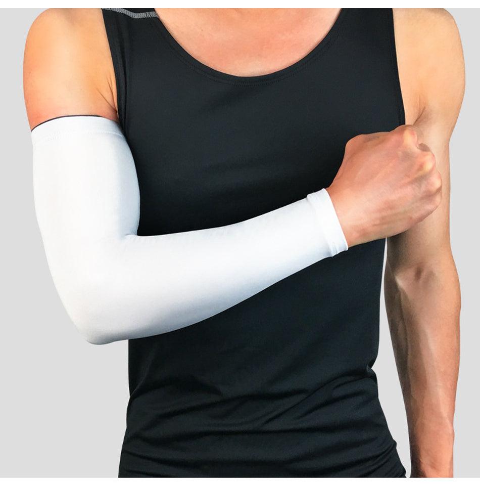 1PC Ice Fabric Summer UV Protection Running Basketball Volleyball Cycling Sunscreen Sports Arm Sleeve The Clothing Company Sydney