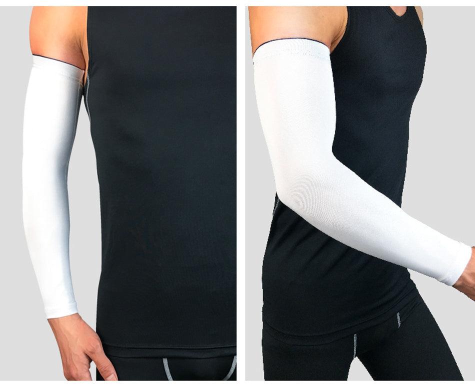 1PC Ice Fabric Summer UV Protection Running Basketball Volleyball Cycling Sunscreen Sports Arm Sleeve The Clothing Company Sydney