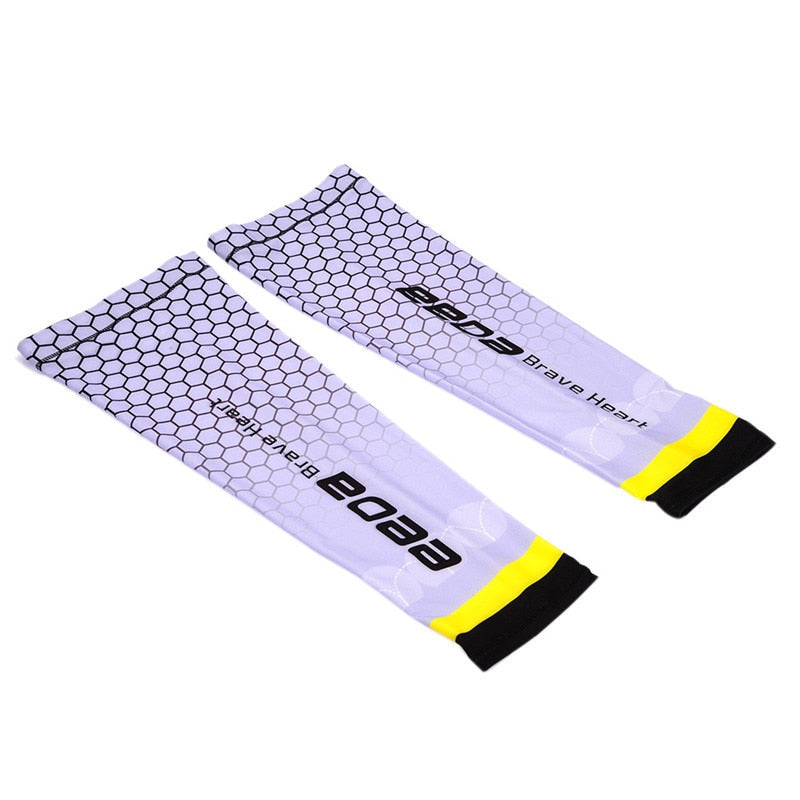 Sports arm sleeves for cycling, running, volleyball, and basketball by The Clothing Company Sydney, UV sun protection and arm coverage.