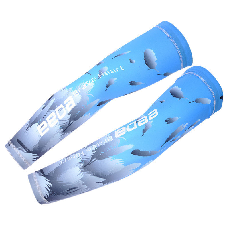 The Clothing Company Sydney UV sun protection cycling and running arm sleeves with breathable fabric and sporty design.
